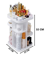 Load image into Gallery viewer, 360 Rotating Large Capacity Makeup Organizer for Bedroom and Bathroom (White)