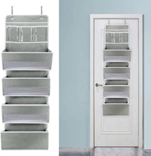 Load image into Gallery viewer, Wall Mount Hanging Organizer with 4 Large Capacity Pocket Organizers and 3 Small Pockets for Essentials