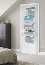 Load image into Gallery viewer, Wall Mount Hanging Organizer with 4 Large Capacity Pocket Organizers and 3 Small Pockets for Essentials