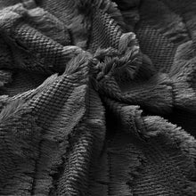 Load image into Gallery viewer, 2 Pack Decorative Boho Throw Pillow Covers 45 x 45 cm (Black)