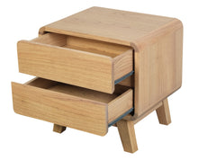 Load image into Gallery viewer, Providence 2 Drawer Bedside Table (Natural)