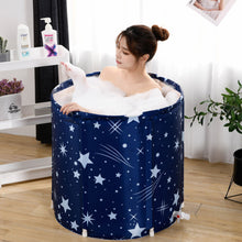 Load image into Gallery viewer, 65X70cm Folding Bathtub Portable Water Tub Indoor Room Adult Spa Bath