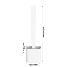 Load image into Gallery viewer, 2PCS Bathroom Silicone Bristles Toilet Brush with Holder Creative Cleaning Brush