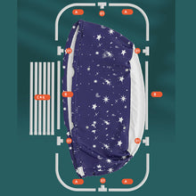 Load image into Gallery viewer, 120CM Large Bath Sauna Adult Folding Bathtub Barrel SPA Household Tub Family