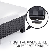 Load image into Gallery viewer, LONDON RATTAN 1pc Sofa Outdoor Furniture Setting - Steel Frame Garden Lounge