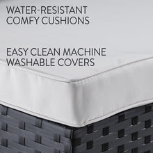 Load image into Gallery viewer, LONDON RATTAN 1pc Sofa Outdoor Furniture Setting -Corner Garden Lounge Chair