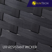 Load image into Gallery viewer, LONDON RATTAN 1pc Coffee Table Outdoor Wicker Sofa Furniture Lounge Garden