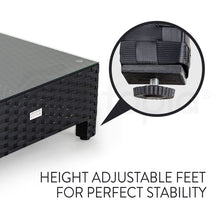 Load image into Gallery viewer, LONDON RATTAN 1pc Coffee Table Outdoor Wicker Sofa Furniture Lounge Garden