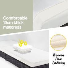 Load image into Gallery viewer, LONDON RATTAN Wicker Premium Outdoor Sun Lounge Pool Furniture Bed