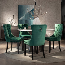 Load image into Gallery viewer, 8x Velvet Dining Chairs- Green
