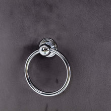 Load image into Gallery viewer, 8x Velvet Dining Chairs Upholstered Tufted Kithcen Chair with Solid Wood Legs Stud Trim and Ring-Gray