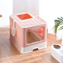 Load image into Gallery viewer, Floofi Foldable Litter Box Pink FI-LB-106-YK