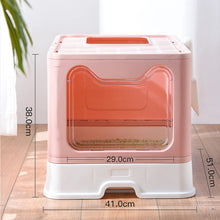 Load image into Gallery viewer, Floofi Foldable Litter Box Pink FI-LB-106-YK