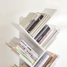 Load image into Gallery viewer, VASAGLE Tree Bookshelf 8 Tier White LBC11WTV1 LBC11WTV1