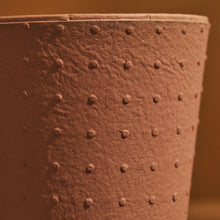 Load image into Gallery viewer, Tree Stripes Conical Pot Dotty - Pale Blush (Small)