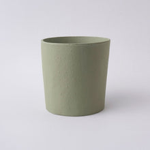 Load image into Gallery viewer, Tree Stripes Conical Pot Dotty - Sage Green (Small)