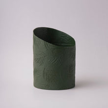 Load image into Gallery viewer, Tree Stripes Hi-Lo Pot Palms - Olive Green (Medium)