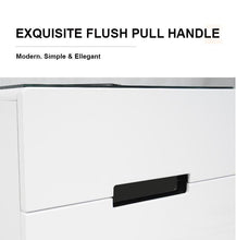 Load image into Gallery viewer, Smart Bedside Tables Side 3 Drawers Wireless Charging USB Right Hand Nightstand LED Light AU Black