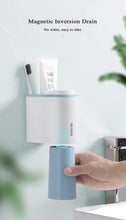 Load image into Gallery viewer, Ecoco Toothbrush Holder Multifunctional Wall-Mounted Magnetic Bathroom Blue
