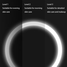 Load image into Gallery viewer, Ecoco Smart LED Light Cosmetic Makeup Mirror USB Touch Screen Home Desk Vanity 360° White