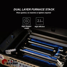 Load image into Gallery viewer, Portable Gas Burner Stove with Inset Non Stick Cooking Pan Cooker Butane Camping 35mm Cooking Pan