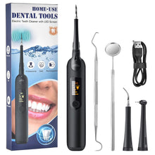 Load image into Gallery viewer, Electric Ultrasonic Dental Tartar Plaque Calculus Tooth Remover Set Kits Cleaner with LED Screen