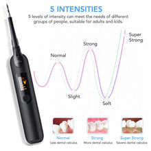Load image into Gallery viewer, Electric Ultrasonic Dental Tartar Plaque Calculus Tooth Remover Set Kits Cleaner with LED Screen