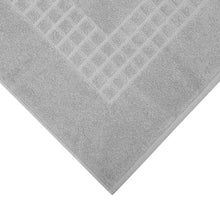 Load image into Gallery viewer, Microfiber Soft Non Slip Bath Mat Check Design (Grey)