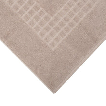 Load image into Gallery viewer, Microfiber Soft Non Slip Bath Mat Check Design (Taupe)