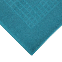 Load image into Gallery viewer, Microfiber Soft Non Slip Bath Mat Check Design (Petrol)
