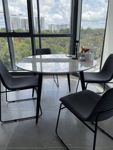 Load image into Gallery viewer, Round MDF Marbling Dining Table