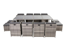 Load image into Gallery viewer, Bali 13PC Outdoor Dining Set - Grey