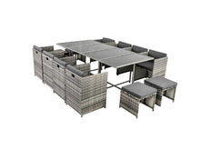 Load image into Gallery viewer, Bali 13PC Outdoor Dining Set - Grey