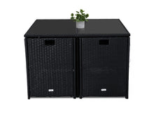 Load image into Gallery viewer, Horrocks 8 Seater Outdoor Dining Set – Black