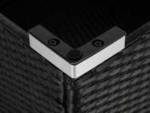 Load image into Gallery viewer, 8PCS Outdoor Furniture Modular Lounge Sofa Lizard - Black