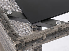 Load image into Gallery viewer, 8PC Outdoor Dining Set Wicker Table & Chairs-Grey