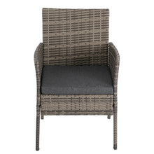 Load image into Gallery viewer, 2 Seater PE Rattan Outdoor Furniture Chat Set- Mixed Grey