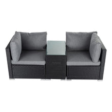 Load image into Gallery viewer, Modular Outdoor Lounge Set - 9pcs Sofa, Armchairs and Coffee Table