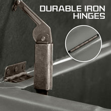 Load image into Gallery viewer, La Bella 102cm Grey Storage Ottoman Stool Leather