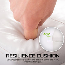 Load image into Gallery viewer, La Bella 102cm Snow White Storage Ottoman Stool Leather