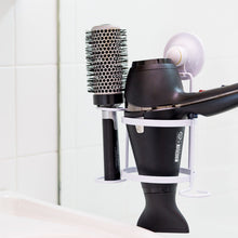 Load image into Gallery viewer, KiahLoc White Hair Dryer Brush Comb Holder Removable Suction