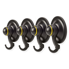 Load image into Gallery viewer, KiahLoc 4PC Black 72mm Suction Hook Removable