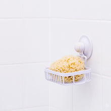 Load image into Gallery viewer, KiahLoc White Soap Holder Basket Removable Stainless Suction