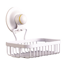 Load image into Gallery viewer, KiahLoc White Soap Holder Basket Removable Stainless Suction