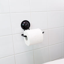 Load image into Gallery viewer, KiahLoc Black Toilet Roll Holder Removable Suction