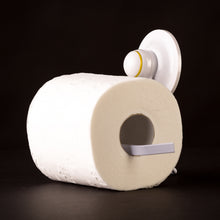 Load image into Gallery viewer, KiahLoc White Toilet Roll Holder Removable Suction