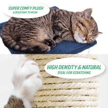 Load image into Gallery viewer, Paw Mate 69cm Blue Cat Tree Mono Multi Level Scratcher