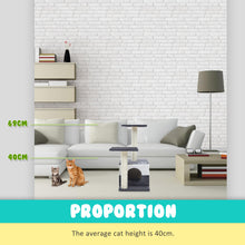 Load image into Gallery viewer, Paw Mate 69cm Grey Cat Tree Mono Multi Level Scratcher