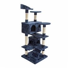 Load image into Gallery viewer, Paw Mate 130cm Blue Cat Tree Soho Multi Level Scratcher
