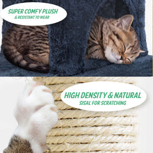 Load image into Gallery viewer, Paw Mate 130cm Blue Cat Tree Soho Multi Level Scratcher